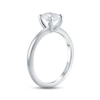 Thumbnail Image 2 of Previously Owned Lab-Grown Diamonds Solitaire Ring 1 ct tw Oval-cut 14K White Gold (F/VS2)