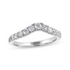 Thumbnail Image 1 of Previously Owned THE LEO Ideal-Cut Diamond Contour Anniversary Band 1/2 ct tw 14K White Gold