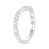 Thumbnail Image 2 of Previously Owned Monique Lhuillier Bliss Lab-Grown Diamond Contour Anniversary Ring 1/2 ct tw 18K White Gold
