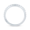 Thumbnail Image 3 of Previously Owned Monique Lhuillier Bliss Lab-Grown Diamond Contour Anniversary Ring 1/2 ct tw 18K White Gold