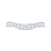 Thumbnail Image 4 of Previously Owned Monique Lhuillier Bliss Lab-Grown Diamond Contour Anniversary Ring 1/2 ct tw 18K White Gold