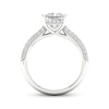 Thumbnail Image 4 of Previously Owned Lab-Grown Diamonds Princess-Cut Engagement Ring 2-1/2 ct tw 14K White Gold