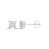 Thumbnail Image 3 of Previously Owned KAY Lab-Grown Diamonds Princess-Cut Solitaire Stud Earrings 3/4 ct tw 14K White Gold (F/SI2)