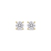 Thumbnail Image 2 of Previously Owned KAY Lab-Grown Diamonds Round-cut Solitaire Stud Earrings 1/2 ct tw 14K Yellow Gold (F/SI2)