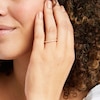 Thumbnail Image 4 of Previously Owned Neil Lane Artistry Lab-Grown Diamond Contour Wedding Band 1/6 ct tw 14K Yellow Gold