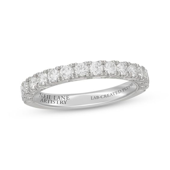 Previously Owned Neil Lane Artistry Heritage Lab-Grown Diamond Wedding Band 3/4 ct tw Platinum