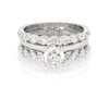 Thumbnail Image 1 of Previously Owned Round-Cut Diamond Bridal Set 1-5/8 ct tw 14K White Gold Size 5.5