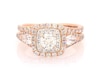 Thumbnail Image 1 of Previously Owned Monique Lhuillier Bliss Diamond Bridal Set 1-1/2 ct tw 18K Two-Tone Gold Size 5.25
