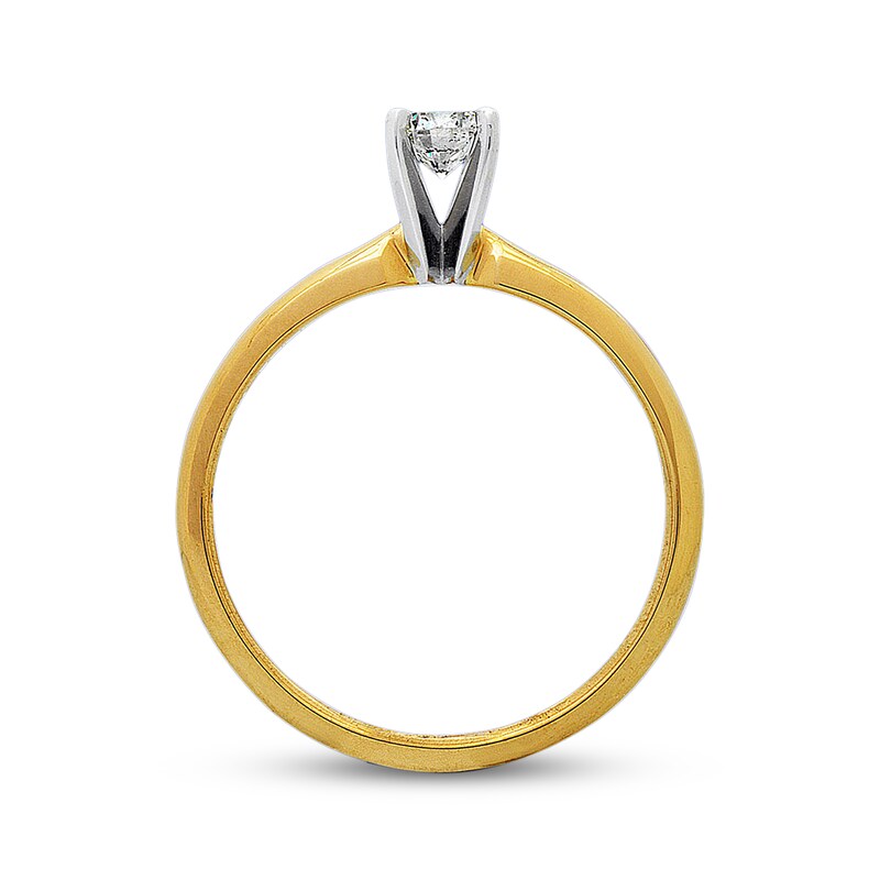 Main Image 2 of Previously Owned The Leo Diamond Artisan Ring 1/3 ct tw 14K Yellow Gold