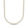 Thumbnail Image 1 of Previously Owned Men’s Round-Cut Diamond Tennis Necklace 3 ct tw 10K Yellow Gold 20”