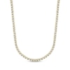 Thumbnail Image 3 of Previously Owned Men’s Round-Cut Diamond Tennis Necklace 3 ct tw 10K Yellow Gold 20”