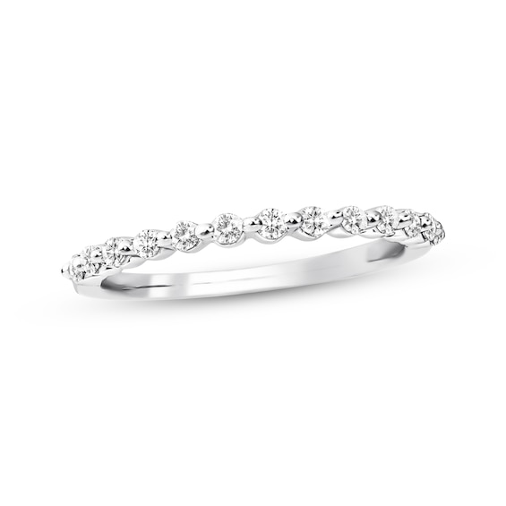 Previously Owned Diamond Anniversary Band 1/3 ct tw Round-cut 10K White Gold