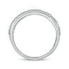Thumbnail Image 3 of Previously Owned Diamond Bypass Multi-Row Ring 1 ct tw 10K White Gold
