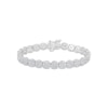 Thumbnail Image 1 of Previously Owned Diamond Circle Link Bracelet 4 ct tw 10K White Gold 7"