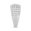 Thumbnail Image 2 of Previously Owned Diamond Five-Row Anniversary Ring 1 ct tw 10K White Gold
