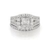 Thumbnail Image 1 of Previously Owned Neil Lane Cushion-Cut Diamond Halo Bridal Set 2-5/8 ct tw 14K White Gold Size 5.5