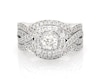 Thumbnail Image 1 of Previously Owned Neil Lane Round-Cut Diamond Halo Bridal Set 1 ct tw 14K White Gold Size 5