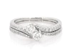Thumbnail Image 1 of Previously Owned Ever Us Round-Cut Diamond Bridal Set 7/8 ct tw 14K White Gold Size 9