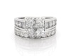 Thumbnail Image 1 of Previously Owned Round-Cut Multi-Diamond Bridal Set 2-3/4 ct tw 14K White Gold Size 6