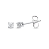 Thumbnail Image 1 of Previously Owned Diamond Solitaire Earrings 1/2 ct tw Round-cut 14K White Gold (I/I2)