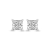 Thumbnail Image 2 of Previously Owned Diamond Solitaire Earrings 1 ct tw Princess-cut 14K White Gold