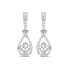 Thumbnail Image 2 of Previously Owned Love Entwined Diamond Drop Earrings 1/4 ct tw 10K White Gold