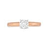 Thumbnail Image 4 of Previously Owned Solitaire Engagement Ring 1/2 Carat Diamond 14K Rose Gold (I/I2)