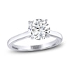 Thumbnail Image 1 of Previously Owned THE LEO Legacy Lab-Grown Diamond Solitaire Ring 2 ct tw 14K White Gold