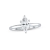 Thumbnail Image 1 of Previously Owned Lab-Grown Diamonds Marquise-Cut Solitaire Engagement Ring 1 ct tw 14K White Gold (F/SI2)