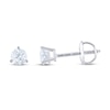 Thumbnail Image 2 of Previously Owned THE LEO Diamond Solitaire Earrings 1/2 ct tw Round-cut 14K White Gold (I/I1)