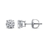 Thumbnail Image 1 of Previously Owned Certified Solitaire Diamond Earrings 3/4 ct tw Round-cut 14K Gold