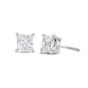 Thumbnail Image 1 of Previously Owned KAY Lab-Grown Diamonds Princess-Cut Solitaire Stud Earrings 2 ct tw 14K White Gold (F/SI2)