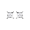 Thumbnail Image 2 of Previously Owned Radiant Reflections Princess-cut Diamond Solitaire Earrings 1 ct tw 10K White Gold Earrings (J/I3)