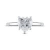 Thumbnail Image 3 of Previously Owned Lab-Grown Diamonds Heart-Shaped Solitaire Ring 1-1/2 ct tw 14K White Gold (F/SI2)