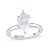 Thumbnail Image 1 of Previously Owned Lab-Grown Diamonds Marquise-Cut Solitaire Ring 2 ct tw 14K White Gold (F/SI2)