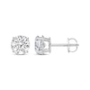 Thumbnail Image 1 of Previously Owned KAY Lab-Grown Diamonds Round-cut Solitaire Stud Earrings 2-1/2 ct tw 14K White Gold (I/SI2)