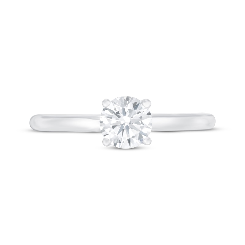 Main Image 3 of Previously Owned Lab-Grown Diamonds Solitaire Engagement Ring 3/4 ct tw 14K White Gold (F/SI2)