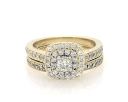 Previously Owned Neil Lane Bridal Set 1 ct tw Diamonds 14K Yellow Gold Size 6