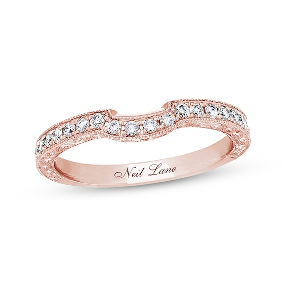 Previously Owned Neil Lane Wedding Band 1/3 ct tw Diamonds 14K Rose Gold