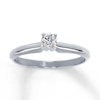 Thumbnail Image 1 of Previously Owned Diamond Solitaire Ring 1/5 carat Round-Cut 14K White Gold (I/I2)