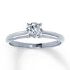 Thumbnail Image 1 of Previously Owned Diamond Solitaire Ring 5/8 carat Round-Cut 14K White Gold (I/I2)