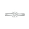 Thumbnail Image 4 of Previously Owned Round-Cut Diamond Solitaire Engagement Ring 1/2 ct tw 14K White Gold (I/I2)