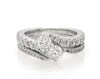 Thumbnail Image 1 of Previously Owned Ever Us Round-Cut Diamond Two-Stone Bridal Set 1-5/8 ct tw 14K White Gold Size 6