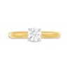 Thumbnail Image 3 of Previously Owned Diamond Solitaire Ring 1/2 carat Round-Cut 14K Yellow Gold (I/I2)