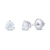 Thumbnail Image 1 of Previously Owned THE LEO Diamond Earrings 3/4 ct tw Round-cut 14K White Gold (I/I1)