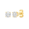 Thumbnail Image 1 of Previously Owned Diamond Solitaire Earrings 1/2 ct tw Round-cut 14K Yellow Gold (I/I2)