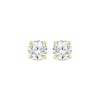 Thumbnail Image 2 of Previously Owned Diamond Solitaire Earrings 1/2 ct tw Round-cut 14K Yellow Gold (I/I2)