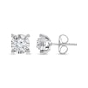 Thumbnail Image 1 of Previously Owned Radiant Reflections 1/2 ct tw Diamonds 10K White Gold Solitaire Earrings (J/I3)