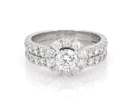 Previously Owned Neil Lane Diamond Bridal Set 1-7/8 ct tw Round-Cut 14K White Gold Size 5.75