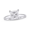 Thumbnail Image 1 of Previously Owned Lab-Grown Diamonds Princess-Cut Solitaire Engagement Ring 2 ct tw 14K White Gold (F/SI2)